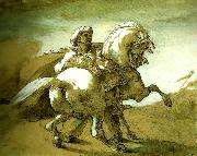 charles emile callande mameluck retenant un cheval Spain oil painting artist